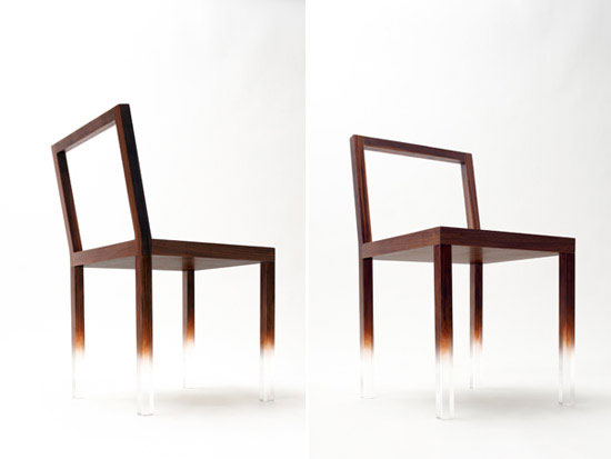 Fade out chair, nendo