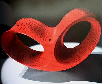 Oh Void 2, 2004, red Corian® Oh Void 2, 2004, red Corian®