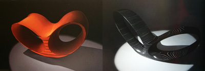 Oh Void 2, 2004, red Corian® Oh Void 2, 2004, red Corian®